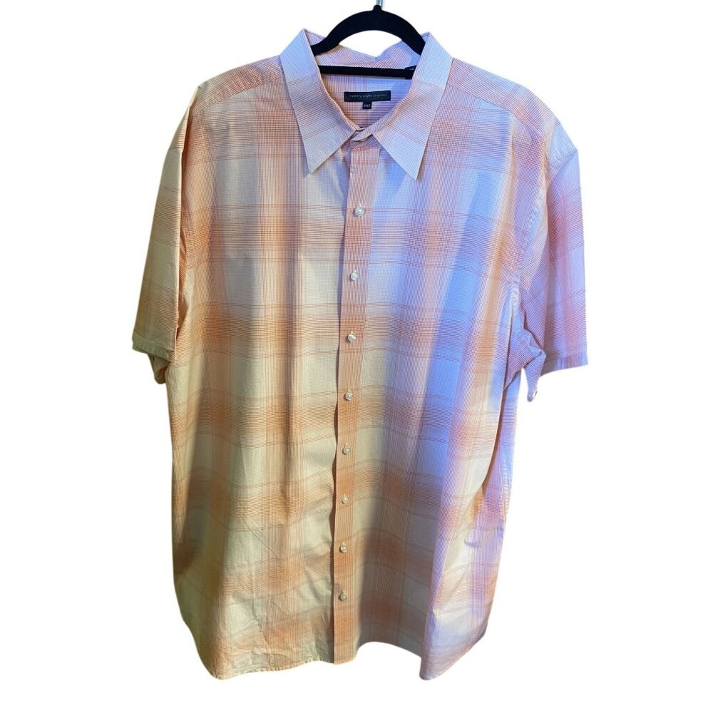 Twenty Eight Degrees Mens 2XLT Plaid Button-Up Shirt IN01 V